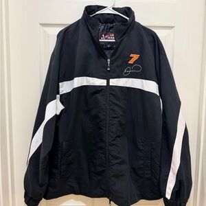 Vintage Chase Authentics Danica Patrick Black & White Windbreaker